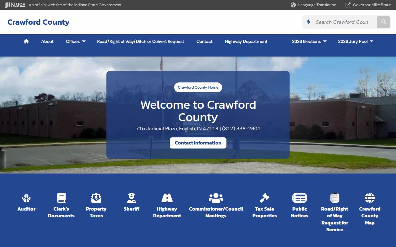 Crawford County warrant records official county portal